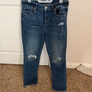 American Eagle Outfitters Women's Blue Skinny Jeans